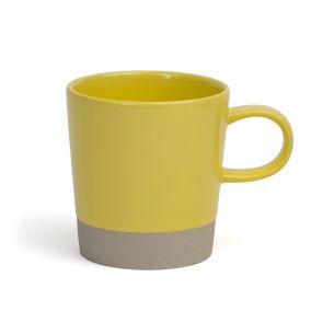 David Mellor yellow stoneware mug 25cl 