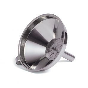 Kitchen funnel with strainer