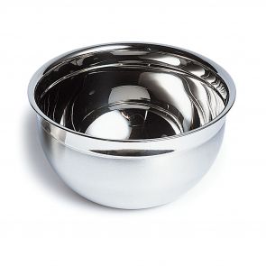 Deep stainless steel mixing bowl 27cm