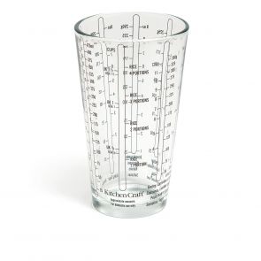 Large glass measure