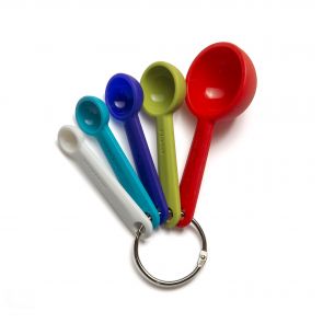 Silicone measuring spoons