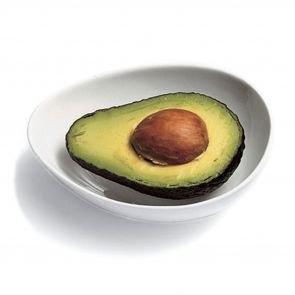 Porcelain avocado dish