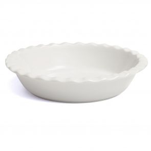 Crinkle-crust round pie dish 26cm