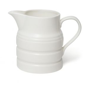 Extra large white china churn jug 1.4lt