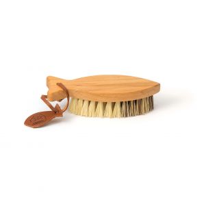 Fish-shape vegetable brush