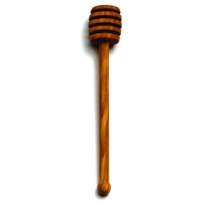 Olivewood honey dipper 19cm