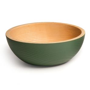 Maco large olive green ash bowl 25cm