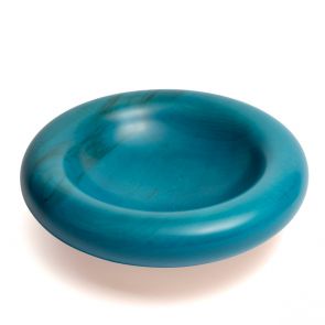Manzoni Pietro turquoise fruit/salad bowl 34cm