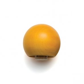 Domed yellow bottle stopper