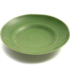 Gozan green plate 27.5cm