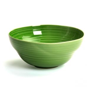 Gozan green deep bowl 20cm