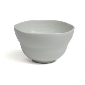 Gozan white deep bowl 13.5cm