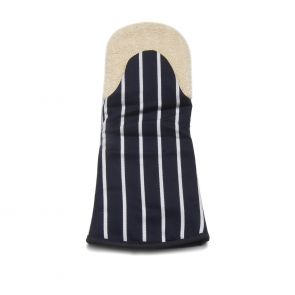 David Mellor butchers stripe oven mitt