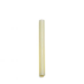 Ivory church candle, 30cm height with 3cm base