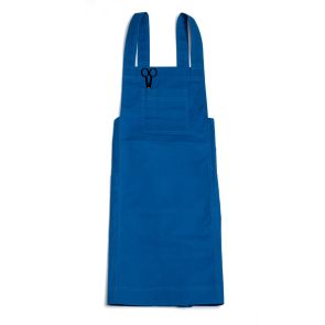 Kistikari blue cross-back cook’s apron