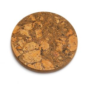 Natural cork extra thick round mat 25cm