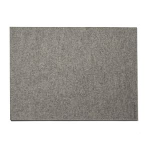 David Mellor felt table mat 45 × 35cm grey/dark grey