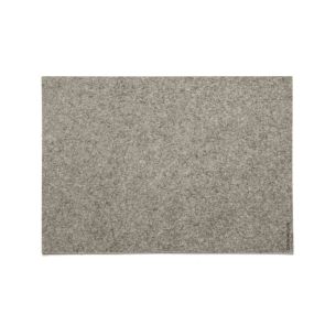 David Mellor felt table mat 45 x 33cm grey/dark grey