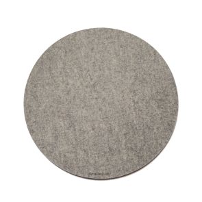 David Mellor felt round table mat 35cm Ø grey/dark grey