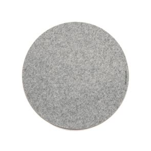 David Mellor felt round table mat 35cm Ø grey/dark grey