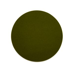 David Mellor felt round table mat 35cm Ø olive green