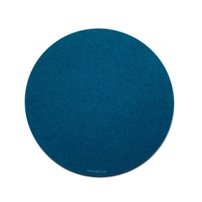 David Mellor felt round table mat 35cm Ø azure blue