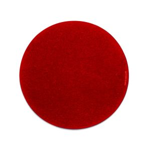 David Mellor felt round table mat 35cm Ø red