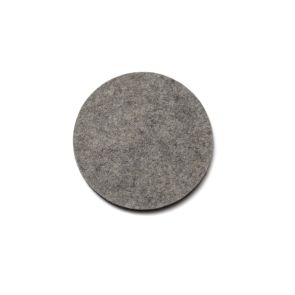 David Mellor felt coaster 10cm Ø grey/dark grey