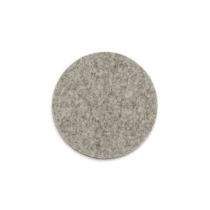 David Mellor felt coaster 10cm Ø grey/dark grey
