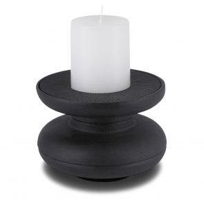 David Mellor tall cast iron candleholder