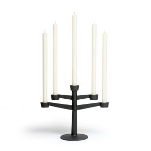 David Mellor cast iron candelabrum