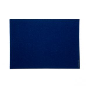 David Mellor cobalt blue felt table mat 45 x 33cm