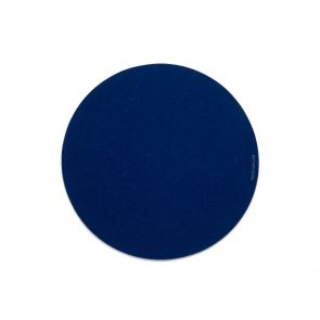 David Mellor cobalt blue felt round table mat 35cm