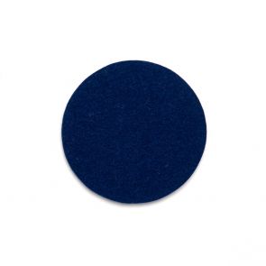 David Mellor cobalt blue felt round coaster 10cm