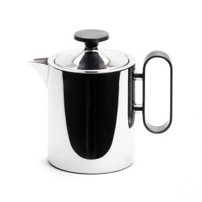 David Mellor stainless steel teapot 1lt, grey handle