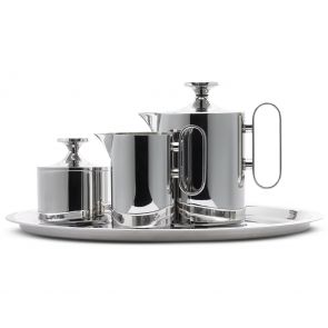 David Mellor stainless steel tea set 0.5lt, stainless handle