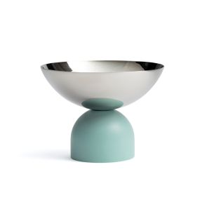David Mellor stainless steel ice cream bowl pistachio green