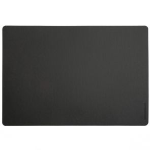 David Mellor rectangular leather mat dark grey