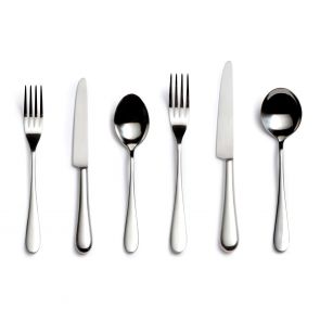 Paris six-piece cutlery place setting