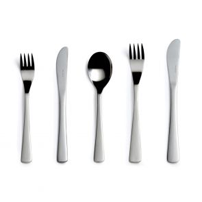 Café five-piece cutlery place setting