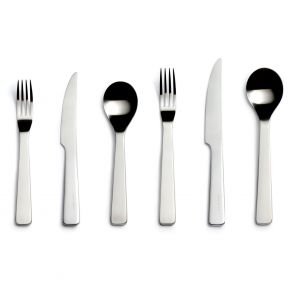 London six-piece cutlery place setting