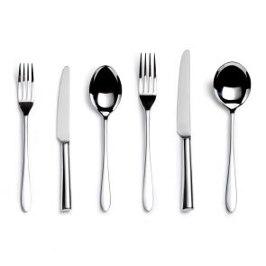 Pride sterling silver six-piece cutlery place setting