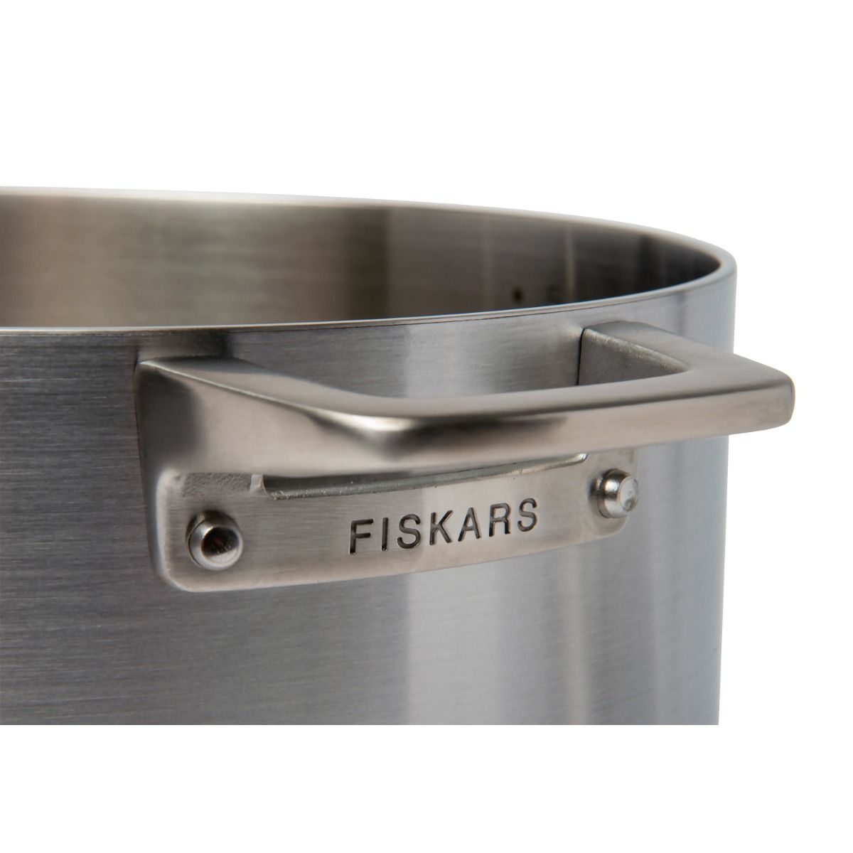 Fiskars Norden Steel low casserole with lid 28cm - David Mellor