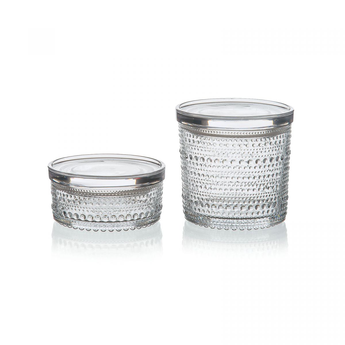 Kastehelmi Tall Store Jar, Clear - Iittala - David Mellor