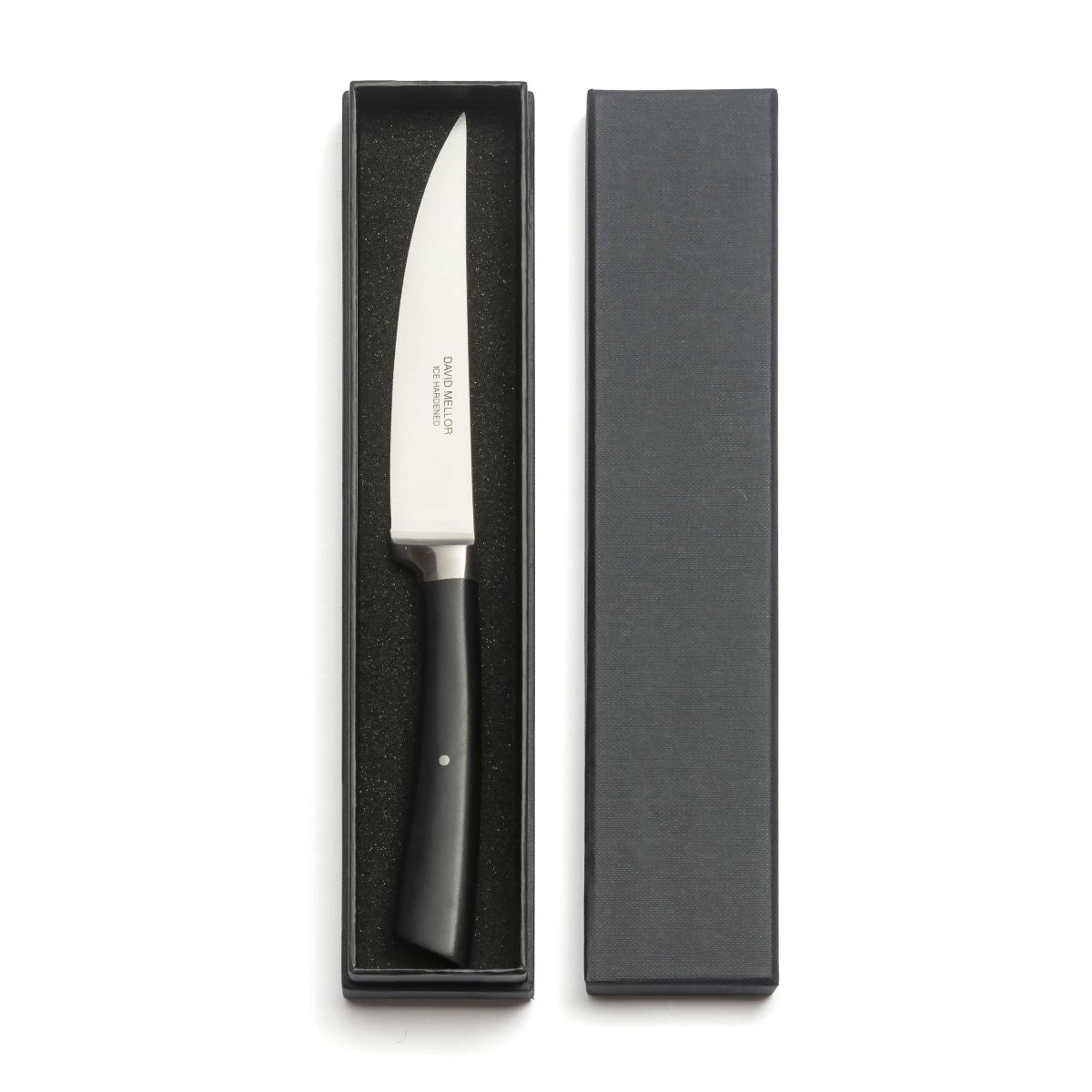 David Mellor black handle steak knife - David Mellor