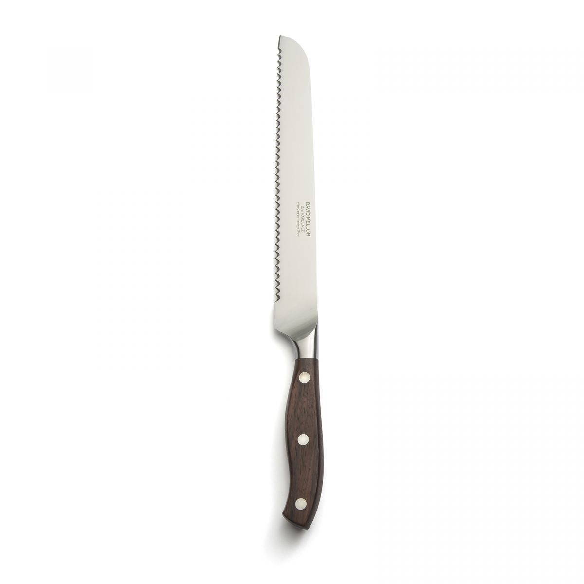 Rosewood Serrated Bread Knife 22cm - David Mellor - David Mellor