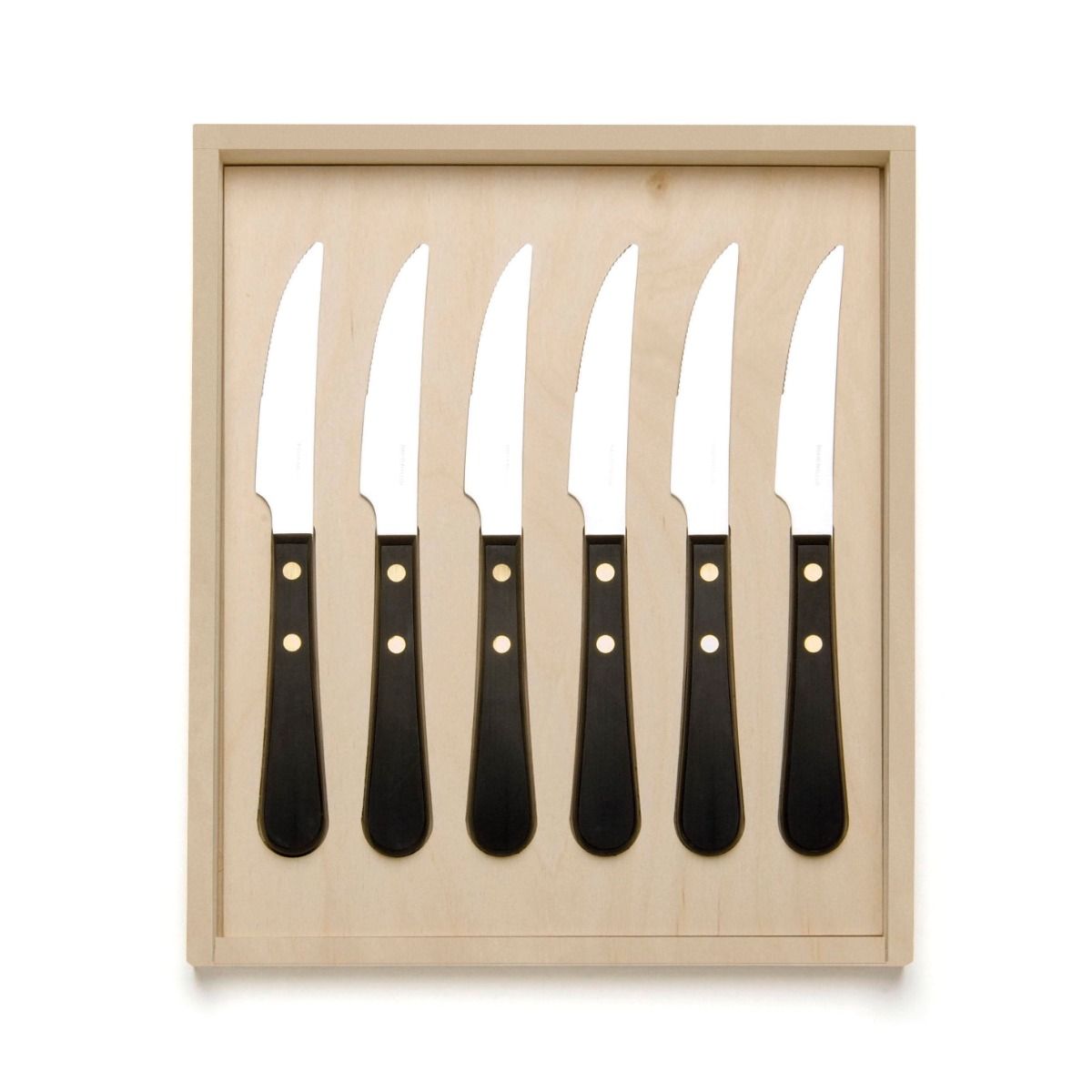 Provençal Black Steak Knife Set - David Mellor - David Mellor