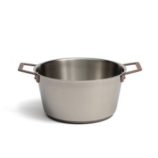 Cristel 1826 stainless steel casserole 24cm