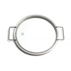 Eva Trio 2 handled glass lid 24cm