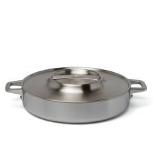 Fiskars Norden Steel low casserole with lid 28cm